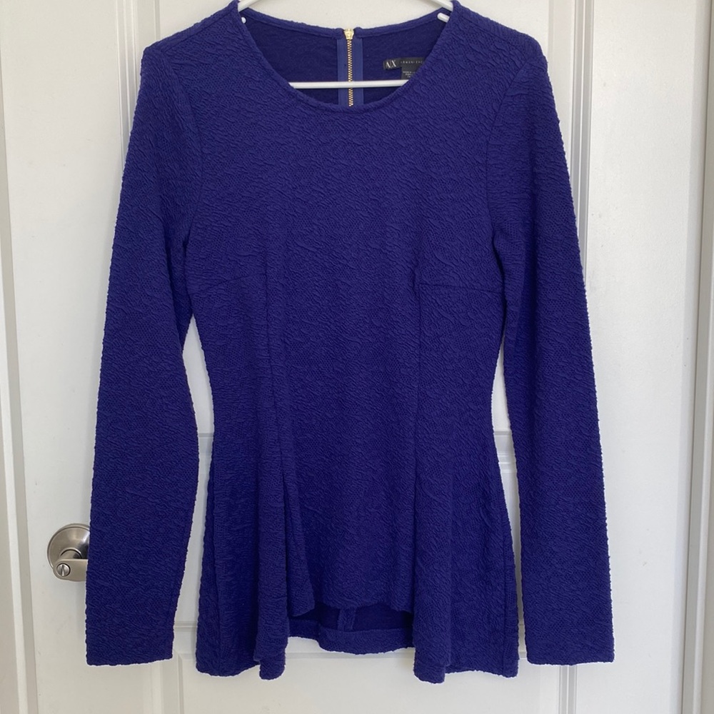 Armani Exchange Peplum Top